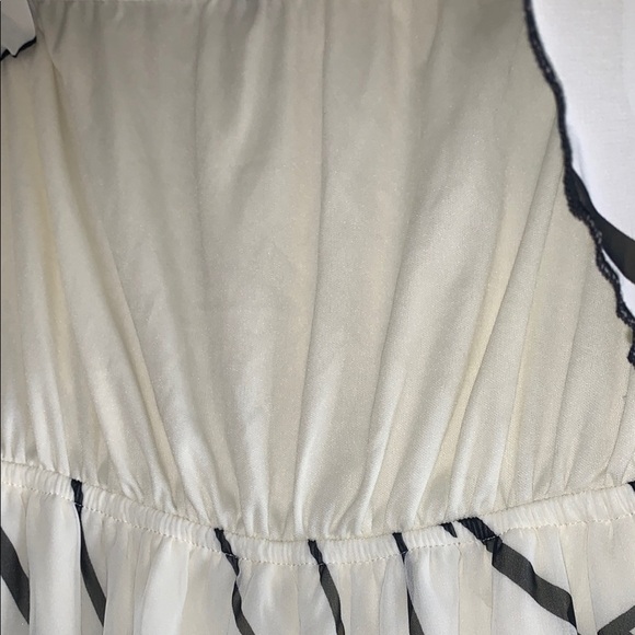 Windsor NWOT Geometric Black and White Strapless Dress - Picture 5 of 9